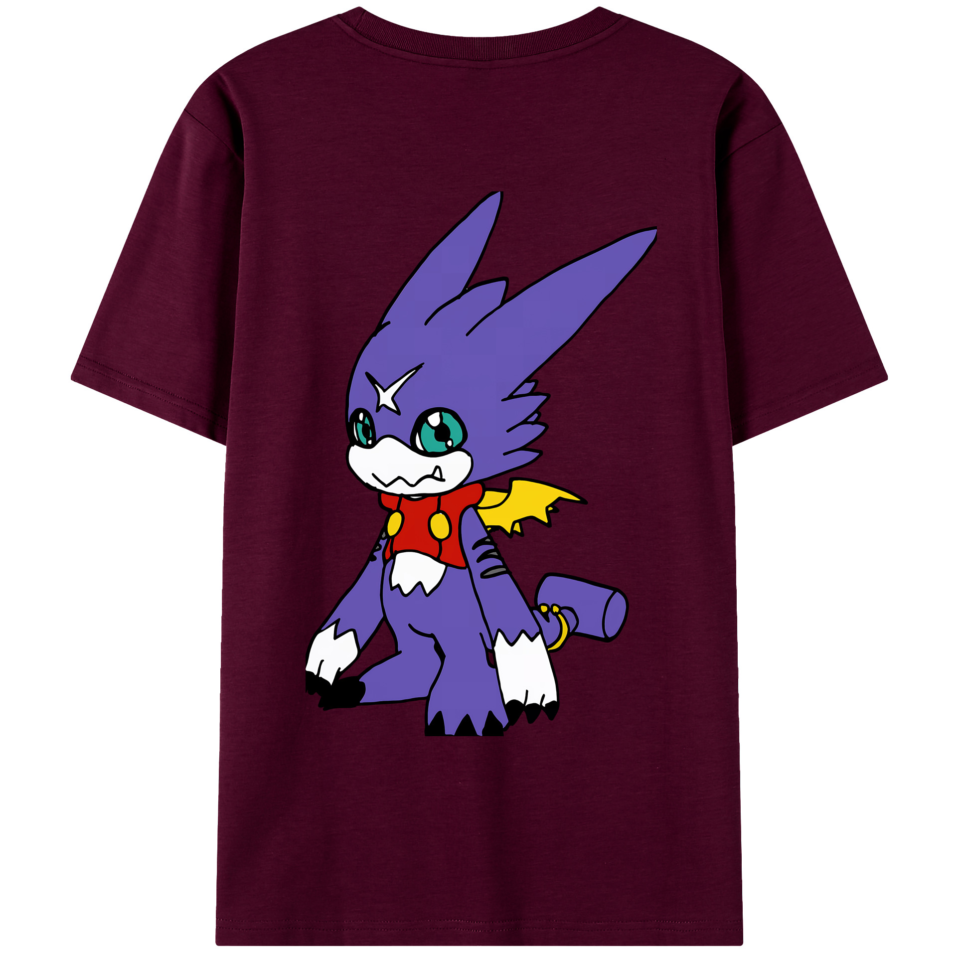 （画像用） Digimon デジタルモンスター/デジモン レディース半袖Tシャツ(バックプリント)